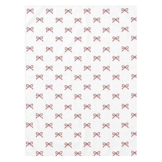 Nappe Chic Preppy Red Bow Pattern Spring Summer Elegant (Devant)