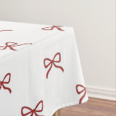 Nappe Chic Preppy Red Bow Pattern Spring Summer Elegant (In Situ)