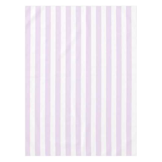Nappe Chic rayures pastel violet printemps été (Devant)
