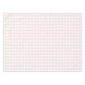 Nappe Chic Rétro Motif Gingham Rose Pâle Printemps (Devant (Horizontal))
