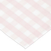 Nappe Chic Rétro Motif Gingham Rose Pâle Printemps (Angle)