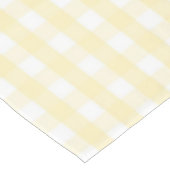 Nappe Chic Rétro Motif Vichy Jaune Clair Printemps (Angle)