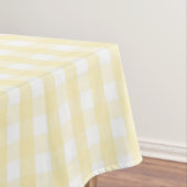 Nappe Chic Rétro Motif Vichy Jaune Clair Printemps (In Situ)
