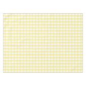 Nappe Chic Rétro Motif Vichy Jaune Solaire Printemps  (Devant (Horizontal))