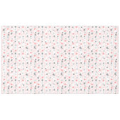 Nappe Chic Romantic Love Text Lettering Hearts Valentine (Devant (Horizontal))