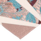 Nappe Chic rose Gold Copper Teal Black Floral Geometric (Angle)