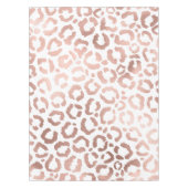 Nappe Chic Rose Gold Leopard Cheetah Poster de animal (Devant)