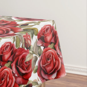 Nappe Chic Roses Rouges