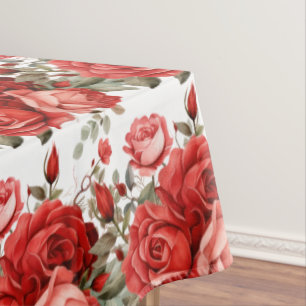 Nappe Chic Roses Rouges