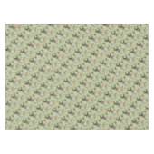 Nappe chic tour de paris fleuris rose à la menthe de pri (Devant (Horizontal))