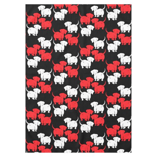 Nappe Chien allemand Dachshund Motifs (Devant)