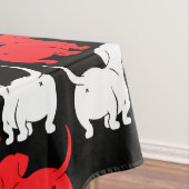 Nappe Chien allemand Dachshund Motifs (In Situ)