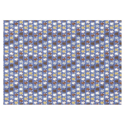 Nappe Chien Anniversaire Fête Enfants (Devant (Horizontal))