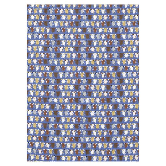 Nappe Chien Anniversaire Fête Enfants (Devant)