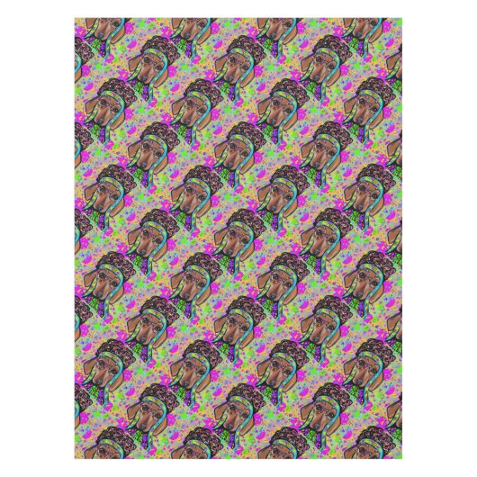 NAPPE CHIEN DE CHIEN ROUGE (Devant)