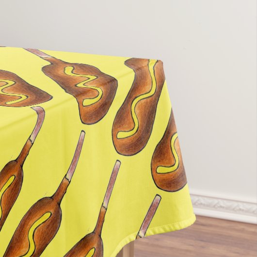 Nappe Chien de Corail Chaud Corndog Moutard Jaune Nourri (In Situ)