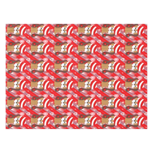 Nappe Chien de la Saint-Valentin (Devant (Horizontal))