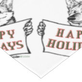 Nappe Chien de Noël : Joyeuses fêtes (Angle)