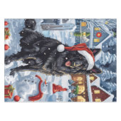 Nappe Chien d'hiver belge Wonderland Noël (Devant (Horizontal))