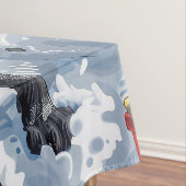 Nappe Chien d'hiver belge Wonderland Noël (In Situ)