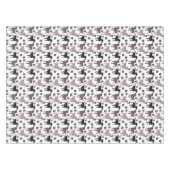 Nappe Chien et empreintes de pattes mignons (Devant (Horizontal))
