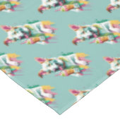 Nappe Chien heureux mangeant une glace (Angle)