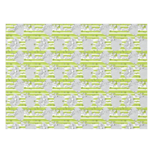 Nappe chien jouant l'arrière - plan de motif (Devant (Horizontal))