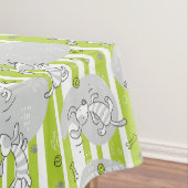 Nappe chien jouant l'arrière - plan de motif (In Situ)