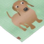 Nappe Chiens de dessin - Dachsund Red Tiled v1 (Angle)