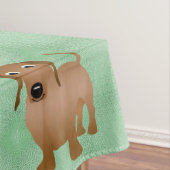Nappe Chiens de dessin - Dachsund Red Tiled v1 (In Situ)