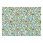 Nappe Chiens de Guinée en bleu (Devant (Horizontal))