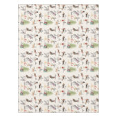 Nappe Chiens de la célébration 12 de Noël de dîner de (Devant)