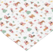Nappe Chiens de Noël en accessoires de vacances (Angle)