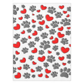 Nappe Chiens Et Dessins Cardiaques (Devant)