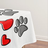 Nappe Chiens Et Dessins Cardiaques (In Situ)