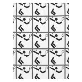 Nappe Chiffre de silhouette de tennis (Devant)