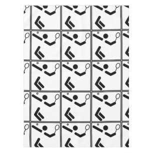 Nappe Chiffre de silhouette de tennis