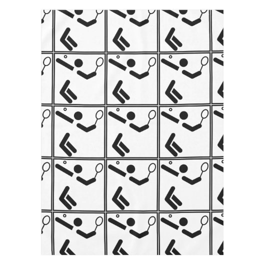 Nappe Chiffre de silhouette de tennis (Devant)