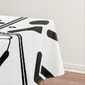 Nappe Chiffre de silhouette de tennis (In Situ)