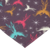 Nappe Chiffre motif d'oiseaux de Phoenix (Angle)