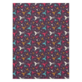 Nappe Chiffre motif d'oiseaux de Phoenix (Devant)