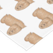Nappe Chih tzu long cheveux dessin de chien (Angle)