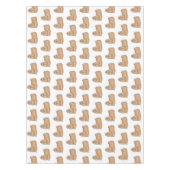 Nappe Chih tzu long cheveux dessin de chien (Devant)