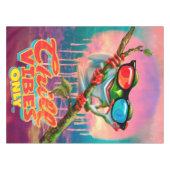 Nappe Chill Vibes Frog 3D Glasses |  Frog Fleece Blanket (Devant (Horizontal))