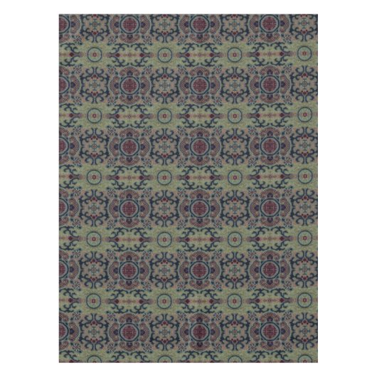 Nappe Chinois Qing Dynastie Flower Brocade Motif (Devant)