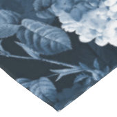 Nappe chinoiserie bleue antiquité Redouté rose motif (Angle)