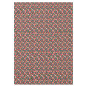 Nappe Chinoiserie corallienne et rose (Devant)