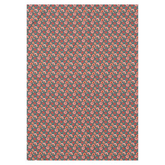 Nappe Chinoiserie corallienne et rose (Devant)