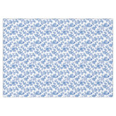 Nappe Chinoiserie florale bleue et blanche (Devant (Horizontal))