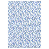 Nappe Chinoiserie florale bleue et blanche (Devant)